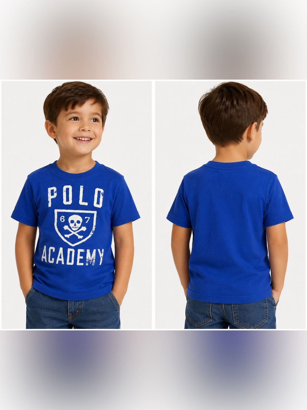Ralph Lauren Royal Blue Crewneck Graphic Tee